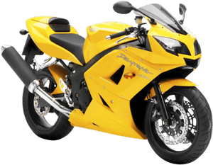Motorcycle Png Transparent Images - Triumph Daytona 650 Yellow, Png Download PNG with transparent background