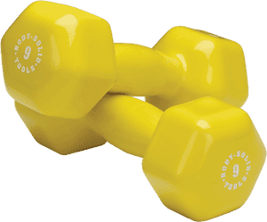 Transparent Dumbells Clipart - Yellow Dumbbells Png Transparent, Png Download PNG