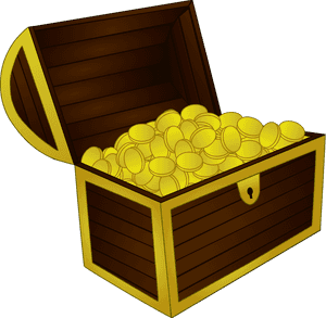 Yellow,clip Art,treasure,side Dish - Treasure Chest Clipart, HD Png Download PNG image with transparent background
