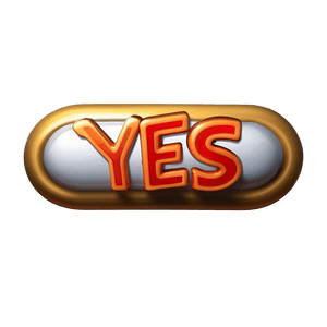 Yes 3D Button PNG rko PNG image with transparent background