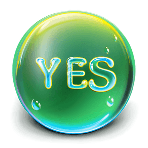 Yes Bubble Text PNG kyh91 PNG image with transparent background
