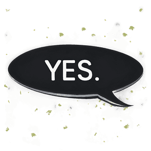 Yes in Speech Bubble PNG 12 PNG image with transparent background