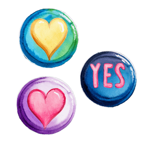 Yes in Watercolor PNG 84 PNG image with transparent background