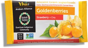 Yhui Ancient Grain Superfoods Goldenberries Product Package PNG Image