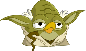 Yoda - Angry Birds Star Wars 2 Yoda, HD Png Download PNG image with transparent background