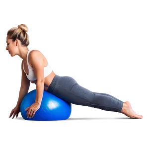 Yoga Ball For Posture Improvement Png 06252024 PNG Image