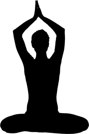 Yoga Clipart Black And White - Yoga Transparent, HD Png Download PNG with transparent background