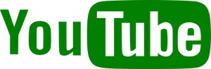 You Tube Logo Green Background PNG Image