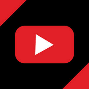 You Tube Logo Red Background PNG image with transparent background