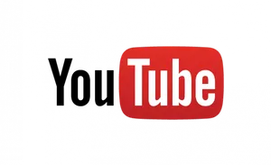 You Tube Logoon Black Background PNG Image