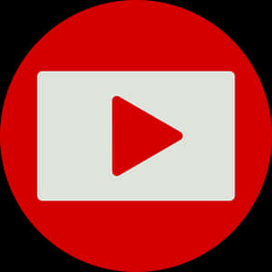 You Tube Play Button Icon PNG with transparent background