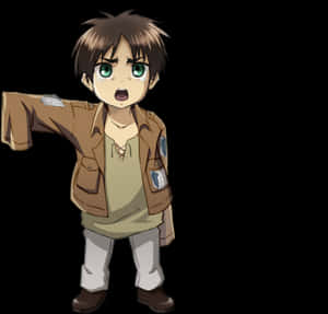 Young_ Anime_ Character_ Surprised_ Expression PNG image with transparent background