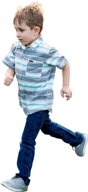 A Boy Running Through The Streets Enjoying His Youth - Child Running Png PNG image with transparent background