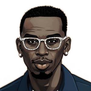 Young Dolph Caricature PNG lvg31 PNG