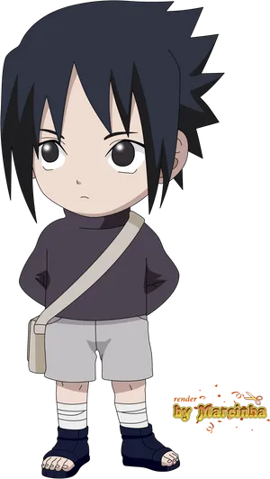 Young_ Sasuke_ Uchiha_ Anime_ Character PNG Image