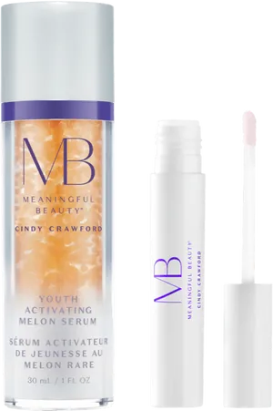 Youth Activating Melon Serum Cosmetic Product PNG Image