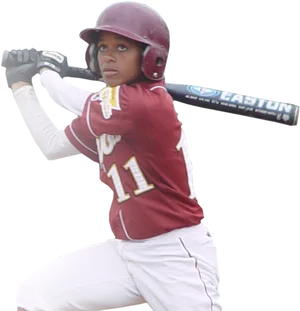 Youth Baseball Player Swinging Bat PNG Image