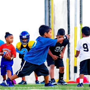 Youth Flag Football Practice Png Mkm PNG Image