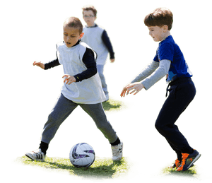 Youth Soccer Playtime PNG image with transparent background