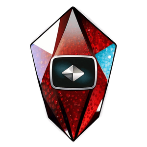 Youtube Diamond Play Button PNG iow PNG image with transparent background