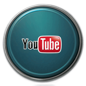 Youtube Logo on a Circular Badge PNG wra52 PNG image with transparent background
