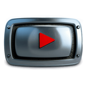 Youtube Silver Play Button PNG 51 PNG image with transparent background
