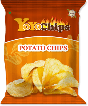 Yoyo Chips Potato Chips Package PNG image with transparent background