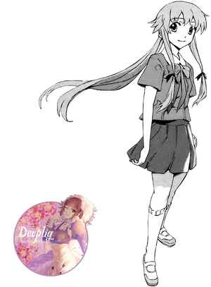 Yuno Gasai 1png - Yuno Gasai Manga Transparent, Png Download PNG image with transparent background