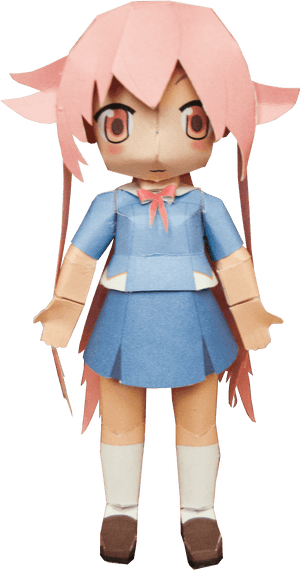 Yuno Gasai Chibi Doll From Future Diary Dolls - Yuno Gasai Chibi Doll, HD Png Download PNG image with transparent background