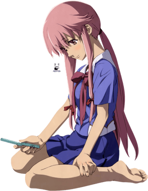 Mirai Nikki Png - Yuno Gasai Png, Transparent Png PNG image with transparent background