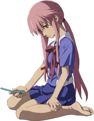 #yuno Gasai #юно Гасай #anime #аниме #tyan #тян #future - Yuno Gasai Png, Transparent Png PNG image with transparent background