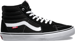 Zapatilla Vans Sk8-hi Pro Black White Skate Shoe - Skate Shoe Vans, HD Png Download PNG image with transparent background