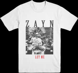 Zayn Let Me Graphic T Shirt PNG image with transparent background