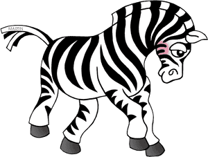Zebra Fish Clipart Graphic Library Animals Clip Art - Zebra Cliparts, HD Png Download PNG image with transparent background