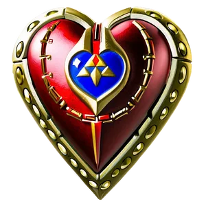 Zelda Heart Container Design Png Imt PNG Image