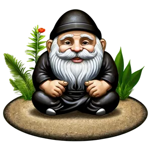 Zen Garden Gnome Png Hga16 PNG Image