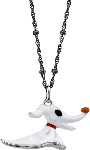 Zero Ghost Dog Pendant Nightmare Before Christmas PNG Image