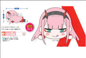 Zero Two Nesoberi PNG image with transparent background