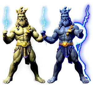 Zeus With Lightning Bolt Png 31 PNG Image