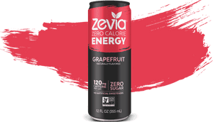 Zevia Sugar-free Zero Calorie Grapefruit Energy - Red Bull, HD Png Download PNG image with transparent background