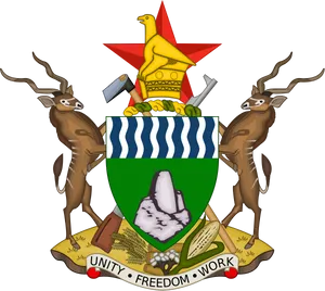 Zimbabwe National Coatof Arms PNG Image