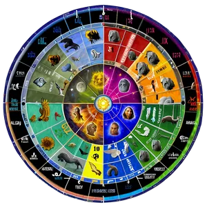 Zodiac Chart Png Qnt96 PNG Image