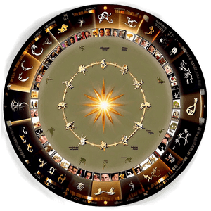Zodiac Circle PNG wdd17 PNG with transparent background
