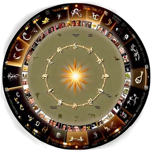 Zodiac Circle Png Wdd17 PNG Image