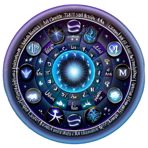 Zodiac Signs with Names PNG usp60 PNG with transparent background