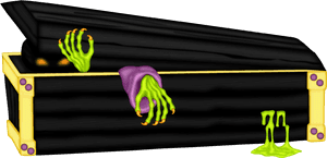 Images For Cartoon Coffin Clipart - Halloween Coffin Clipart PNG image with transparent background