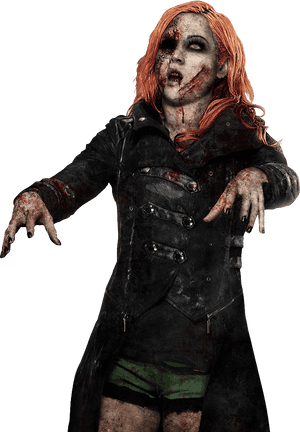 Zombie Png Image - Becky Lynch Zombie Png, Transparent Png PNG with transparent background