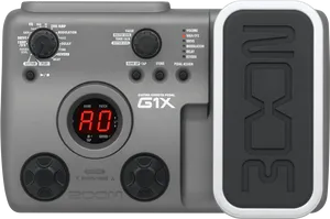 Zoom G1 X Guitar Effects Pedal PNG Image