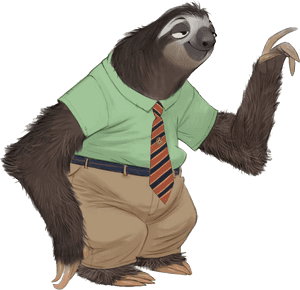 Zootopia Sloth Png, Transparent Png PNG image with transparent background