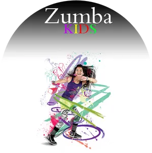 Zumba Kids Enthusiastic Dance PNG Image